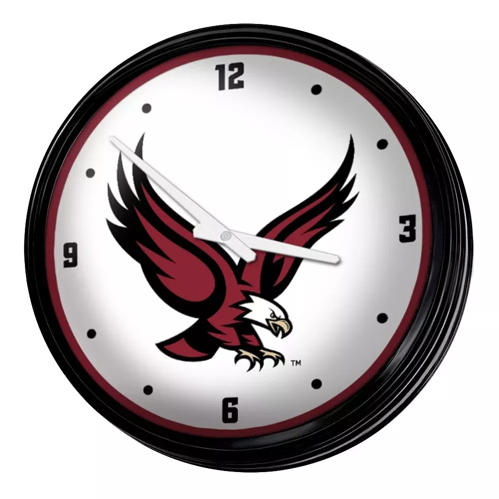 Boston College Eagles: Eagle - Retro Lighted Wall Clock