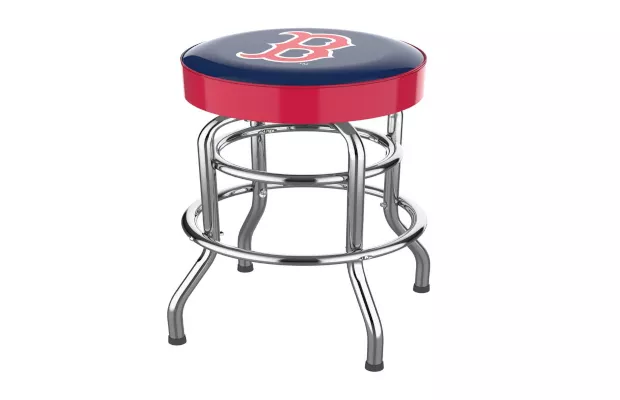 Boston Red Sox Chrome Bar Stool For Sale – Game Room Gorilla