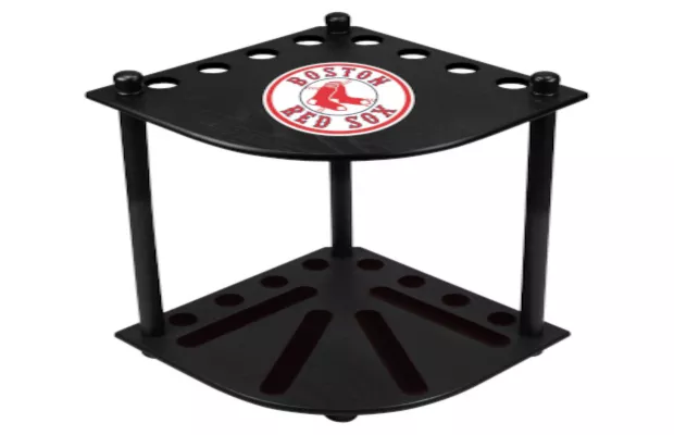 Boston Red Sox Corner Cue Rack For Sale – Game Room Gorilla