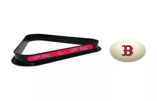 Boston Red Sox Cue Ball & Ball Rack For Sale – Game Room Gorilla