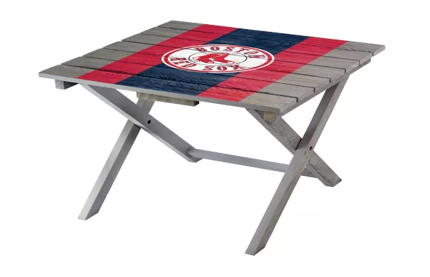 Boston Red Sox Folding Adirondack Table For Sale – Game Room Gorilla