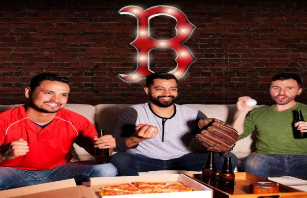 Boston Red Sox Recycle Metal Logo Lighted Sign For Sale – Game Room Gorilla