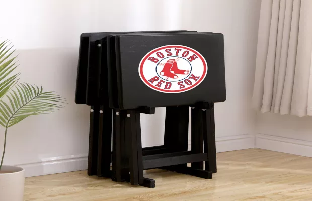 Boston Red Sox TV Snack Tray Set For Sale – Game Room Gorilla