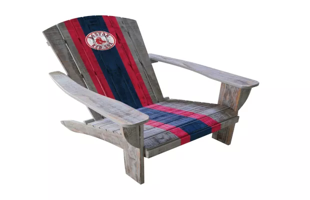 Boston Red Sox Wood Adirondack Chair For Sale – Game Room Gorilla