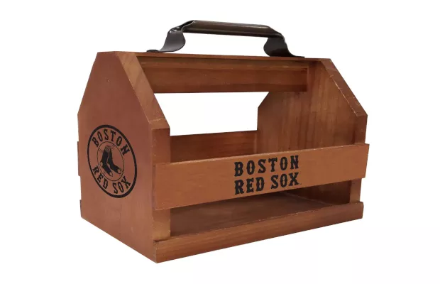 Boston Red Sox Wood BBQ Caddy For Sale – Game Room Gorilla