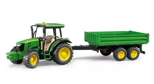 Bruder 09816 John Deere 5115M Tractor with Trailer
