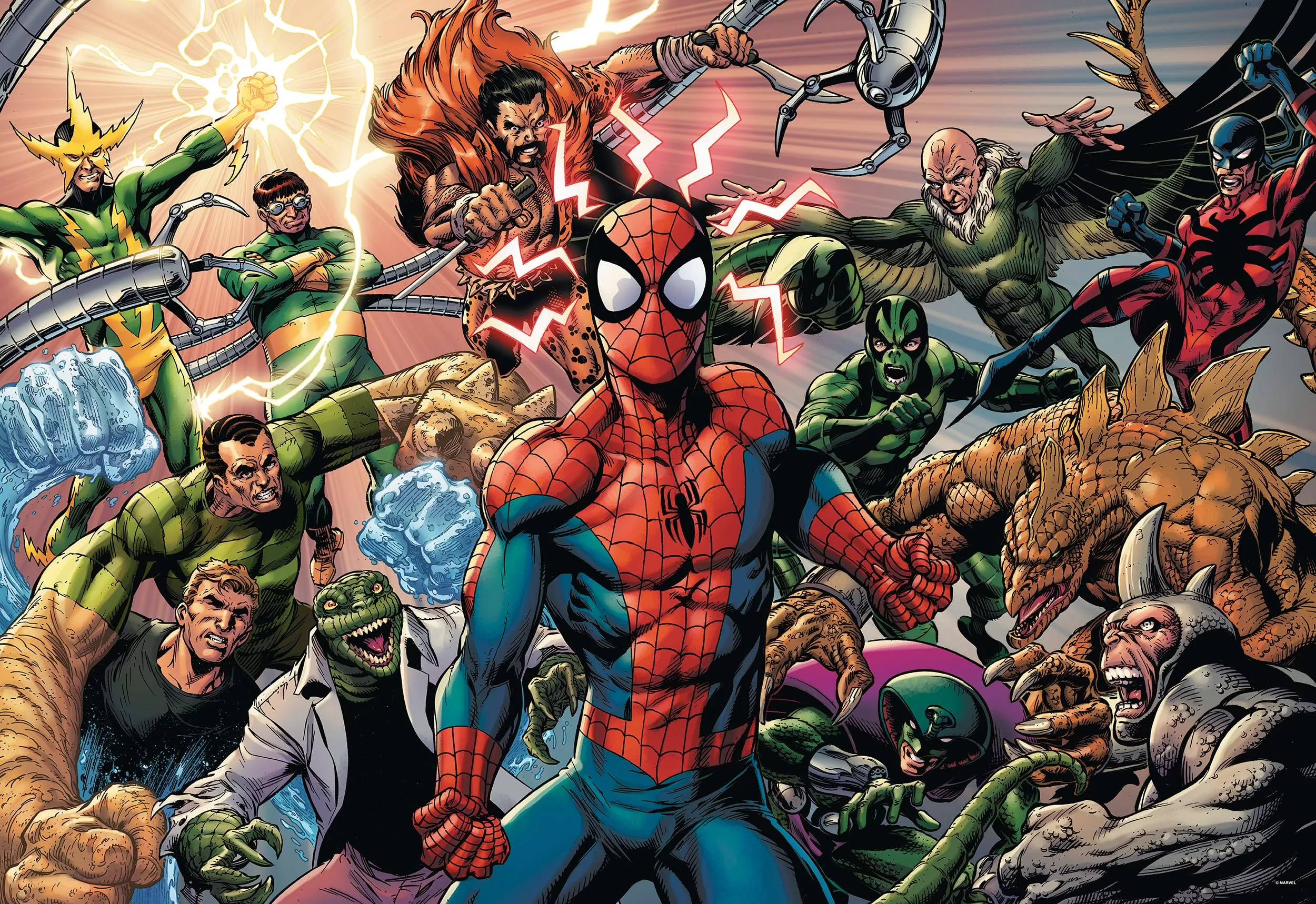 Buffalo Games Jigsaw Puzzle Marvel Sinister War 2000 Pieces 38.37"x