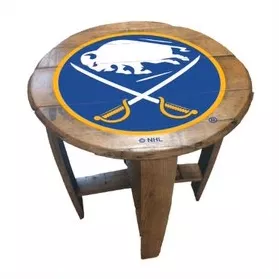 Buffalo Sabres Oak Barrel Table
