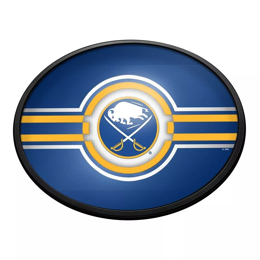 Buffalo Sabres: Oval Slimline Lighted Wall Sign