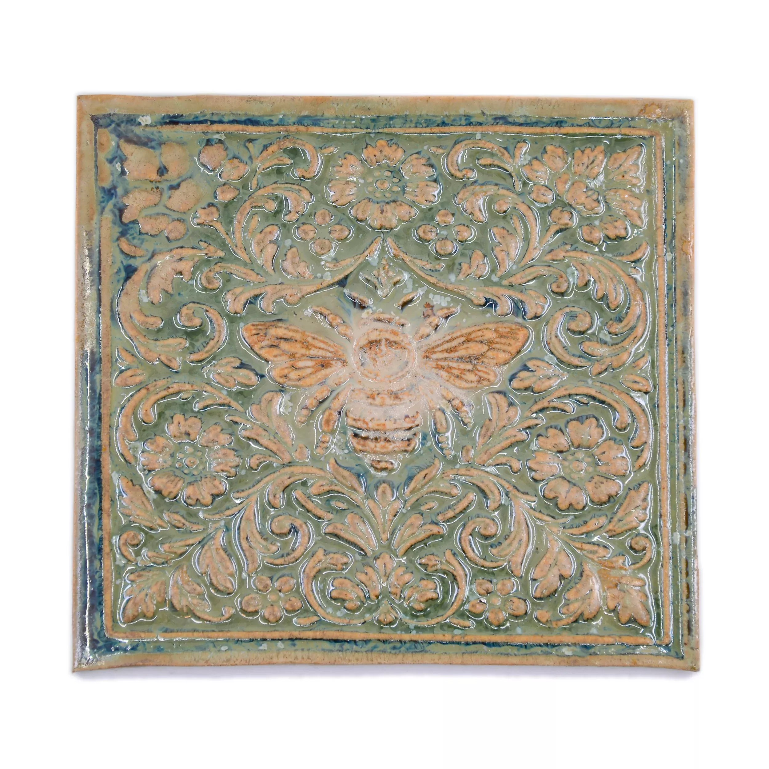 Bumble Bee - Insect Tile - Handmade Ceramic tiles