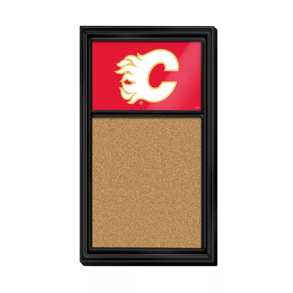 Calgary Flames: Cork Note Board
