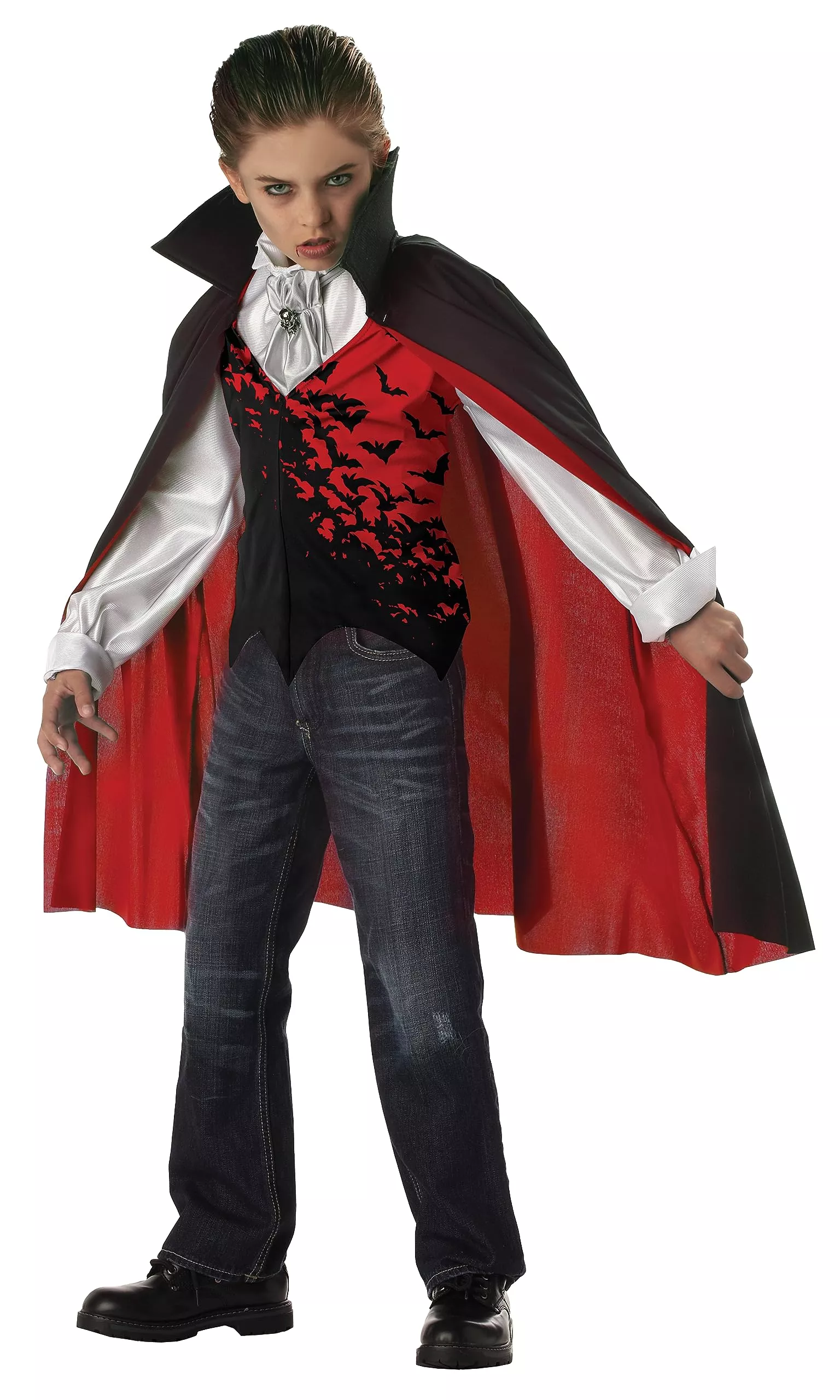 California Costumes Kids Dark Vampire Costume X-Large Red/Black