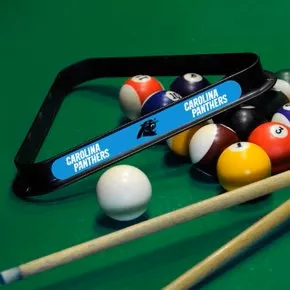 Carolina Panthers Plastic 8-Ball Rack