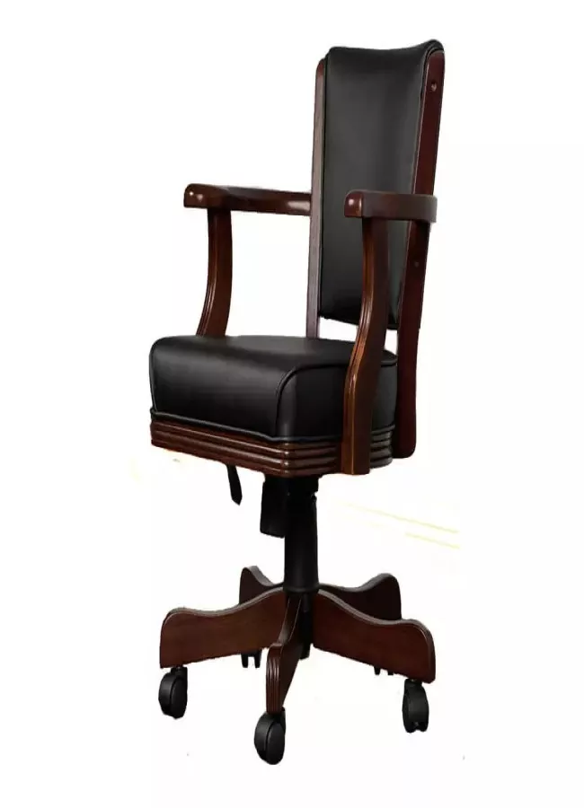 Caster Game Chair Tilt & Swivel - Espresso Or Black For Sale – Game Room Gorilla
