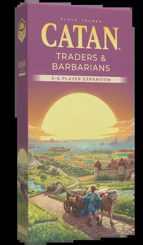 CATAN Board Game: Traders & Barbarians 5-6 Player Extension - 6th Edition