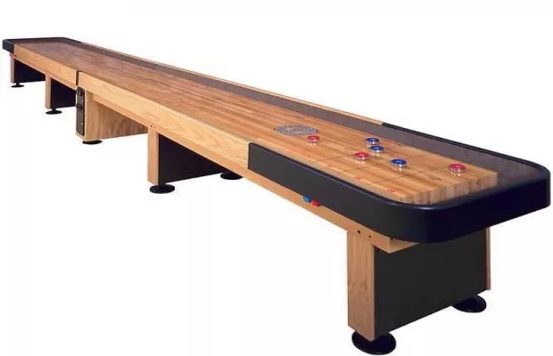 CHAMPION 12' THE CHAMPIONSHIP SHUFFLEBOARD TABLE For Sale – Game Room Gorilla