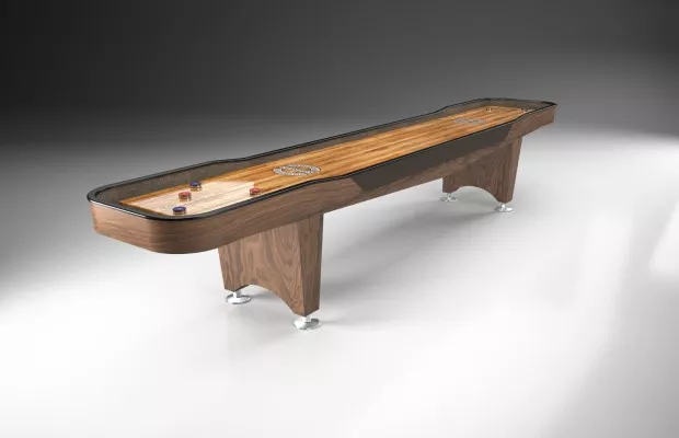 CHAMPION 12' QUALIFIER SHUFFLEBOARD TABLE For Sale – Game Room Gorilla