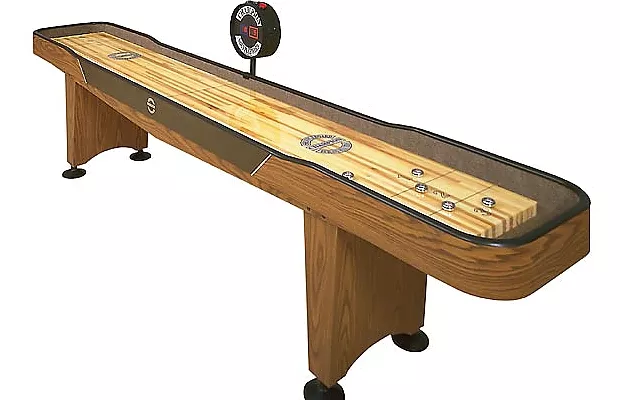 Champion Qualifier 9 Ft Shuffleboard For Sale – Game Room Gorilla