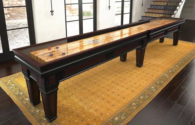 Champion Worthington 12 FT Or 14 FT Shuffleboard For Sale – Game Room Gorilla