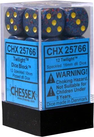 Chessex Dice: Speckled Twilight 12D6