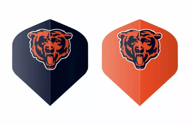 Chicago Bears Fan's Choice Dart Flights For Sale – Game Room Gorilla