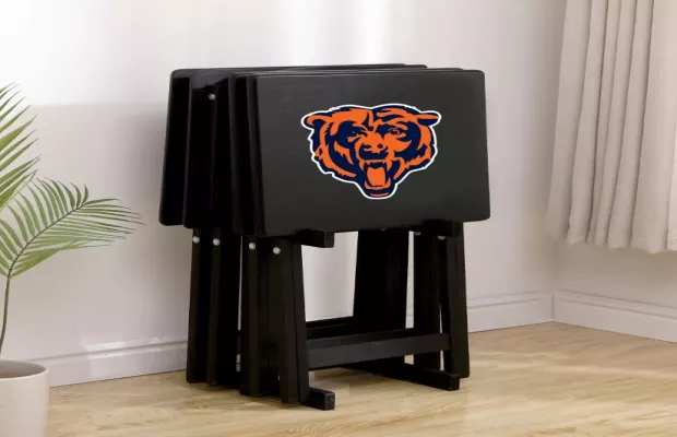 Chicago Bears TV Snack Tray Set For Sale – Game Room Gorilla
