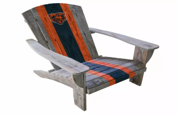 Chicago Bears Wood Adirondack Chair For Sale – Game Room Gorilla