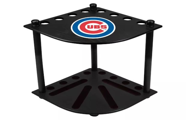 Chicago Cubs Corner Cue Rack For Sale – Game Room Gorilla