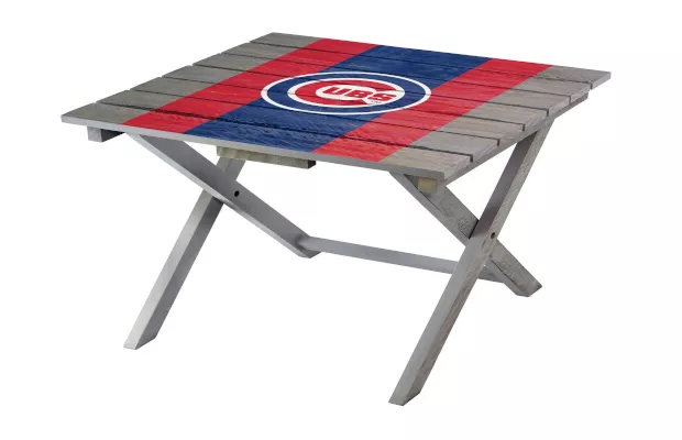 Chicago Cubs Folding Adirondack Table For Sale – Game Room Gorilla
