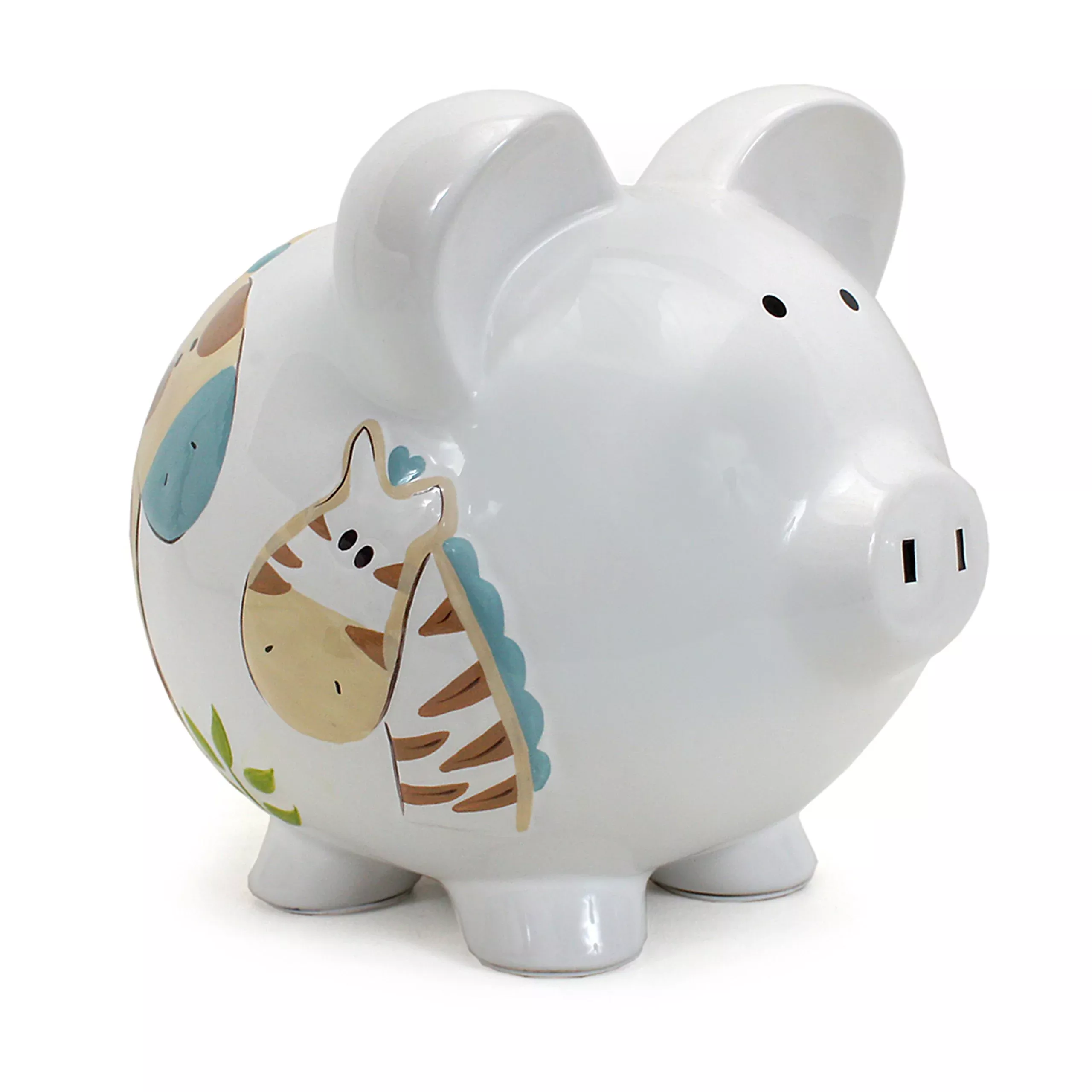 Child to Cherish Jungle Jack Piggy Bank - Large Ceramic Keepsake