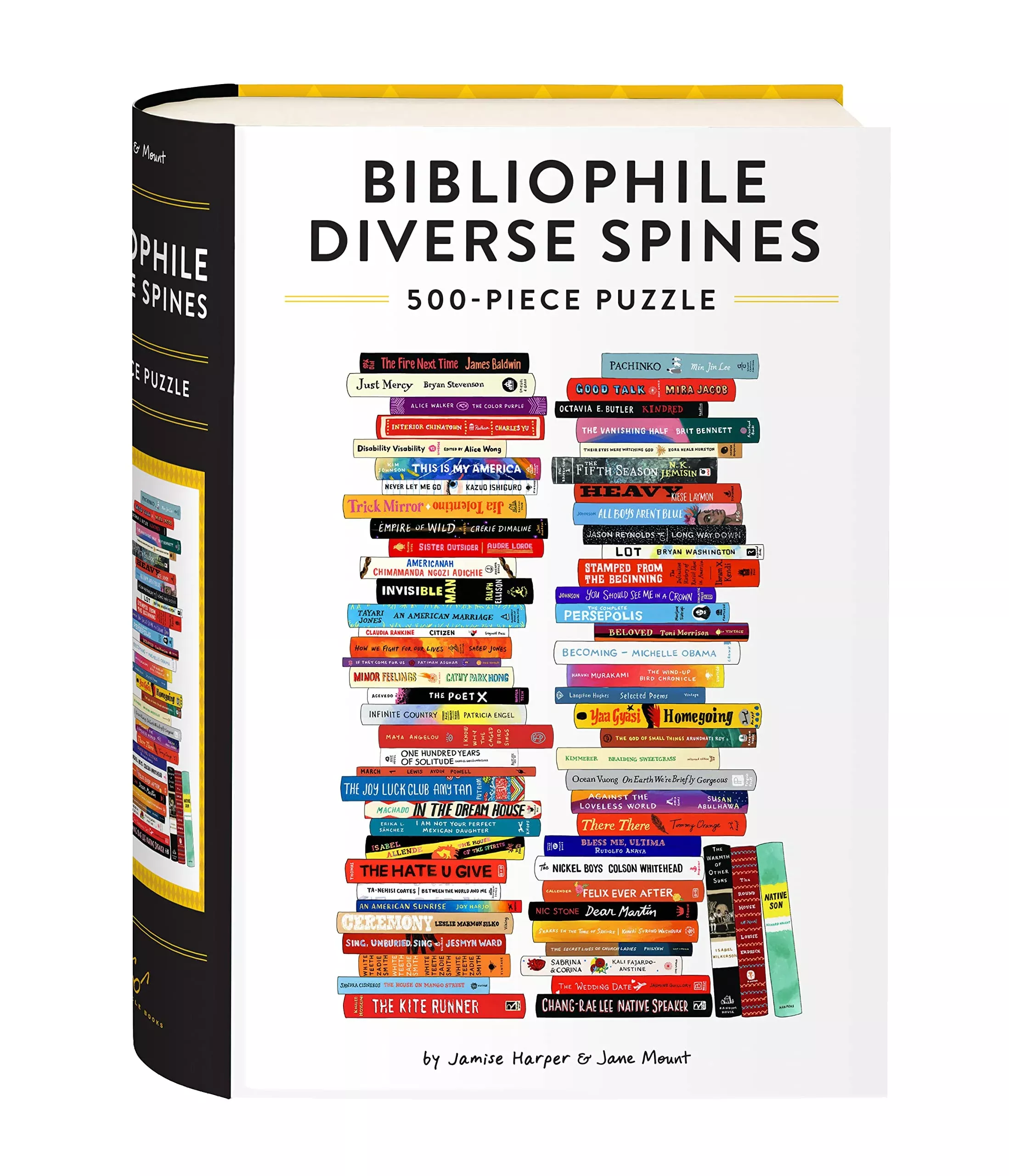 Chronicle Books 500-Piece Puzzle - Bibliophile Bookstack, Literary Theme