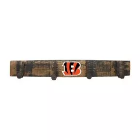 Cincinnati Bengals Oak Coat Rack