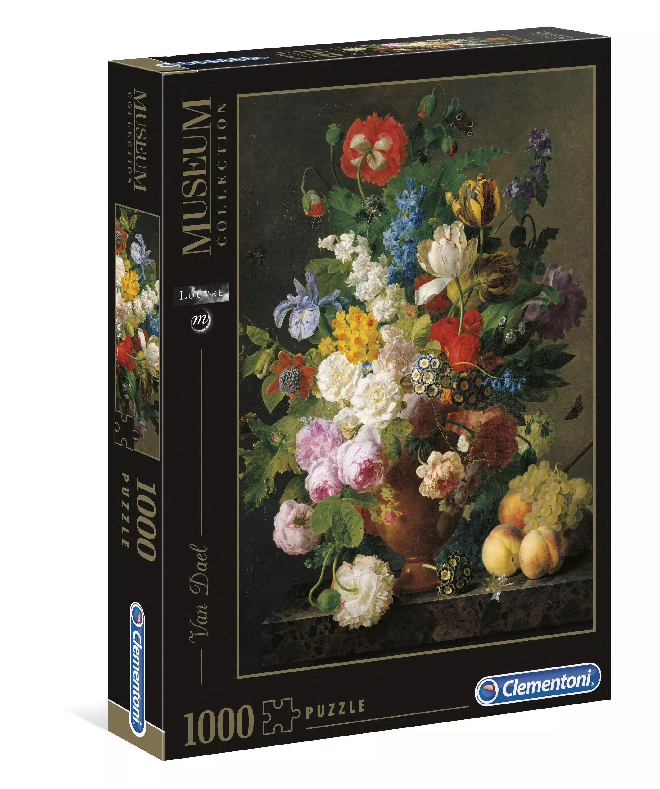 Clementoni 1000-Piece Puzzle Van Dael Bowl of Flowers Multicoloured
