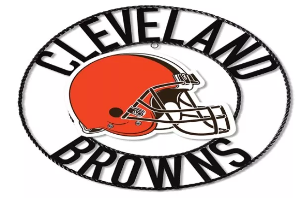 Cleveland Browns 24 Inch Wrought Iron Wall Art For Sale – Game Room Gorilla