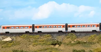 Con-Cor 01-008752 HO Scale PRRPennsy AeroTrain 3 Car Add-On Set - NOS