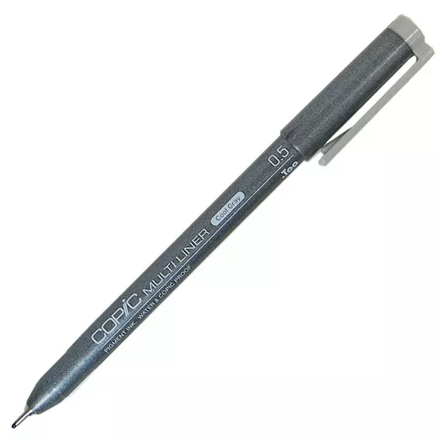 Copic Multiliner Ink Pen, Cool Grey 0.5mm