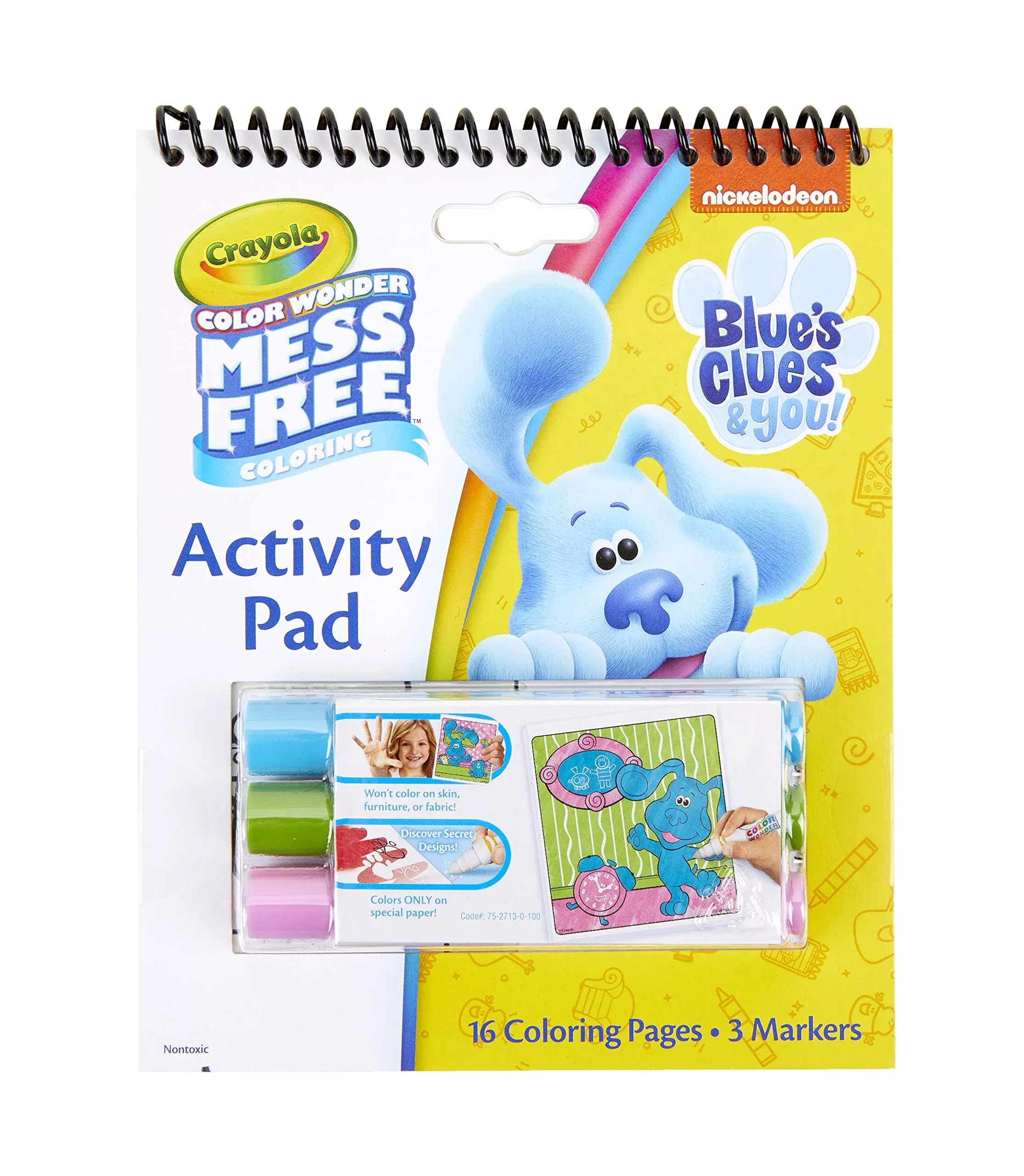 Crayola Color Wonder Blues Clues Activity Pad, 4 Piece Set, Multi