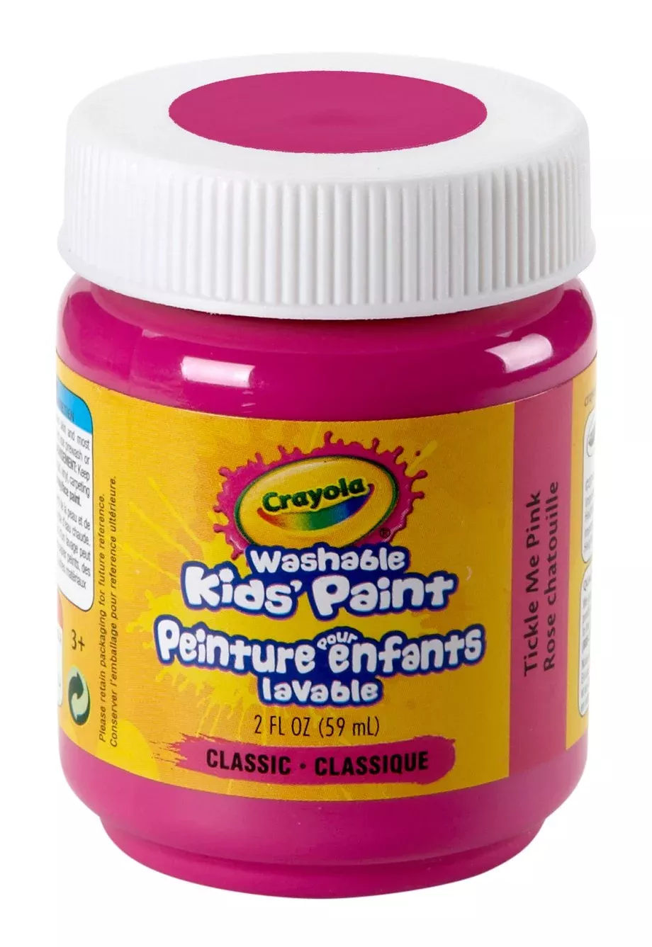 Crayola Washable Kid's Paint, Tickle Me Pink, 2 Fl Oz