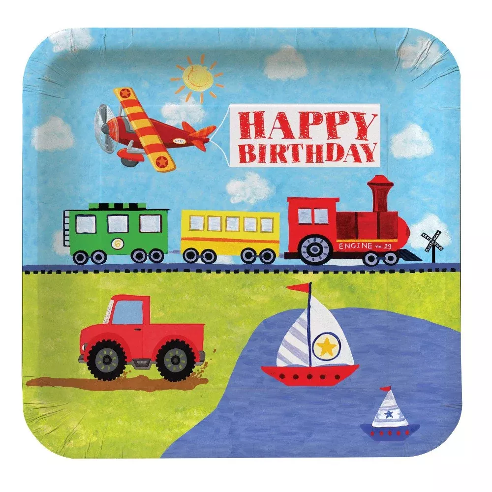 Creative Converting On the Go Paper Dinner Plates 9 Inch 8-Count