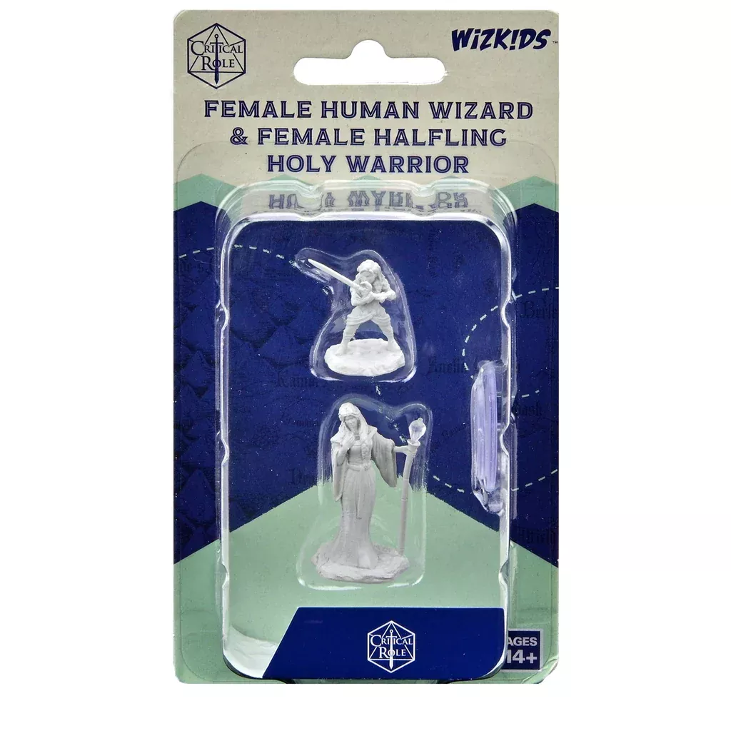 Critical Role: Female Human Wizard & Female Halfling Holy Warrior