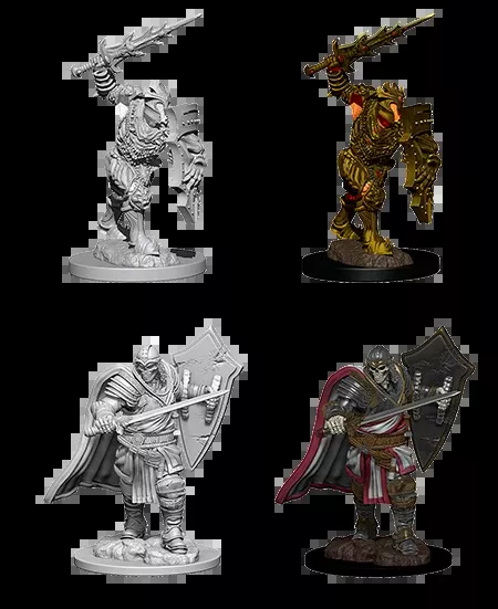 D&D Nolzurs Marvelous Unpainted Miniatures Death Knight & Helmed Horror