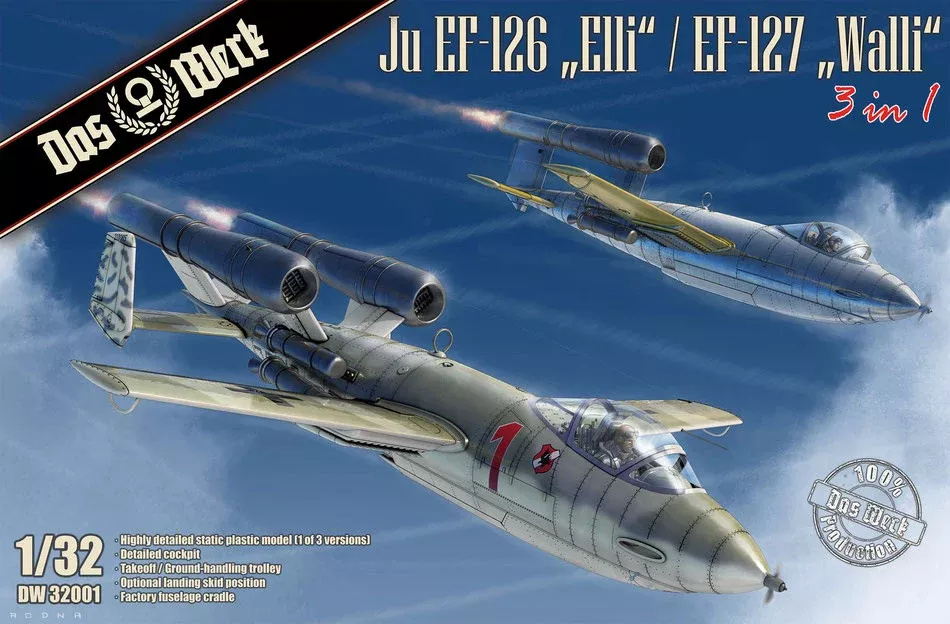Das Werk 32001 1/32 Ju EF-126 "Elli‚Äú / EF-127 "Walli‚Äú (3 in 1)
