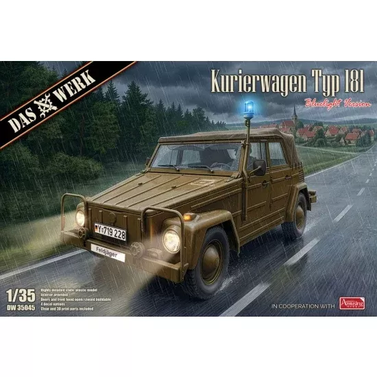 DAS WERKDW-350451/35 Kurierwagen Type 181 - Blue Light Vesion