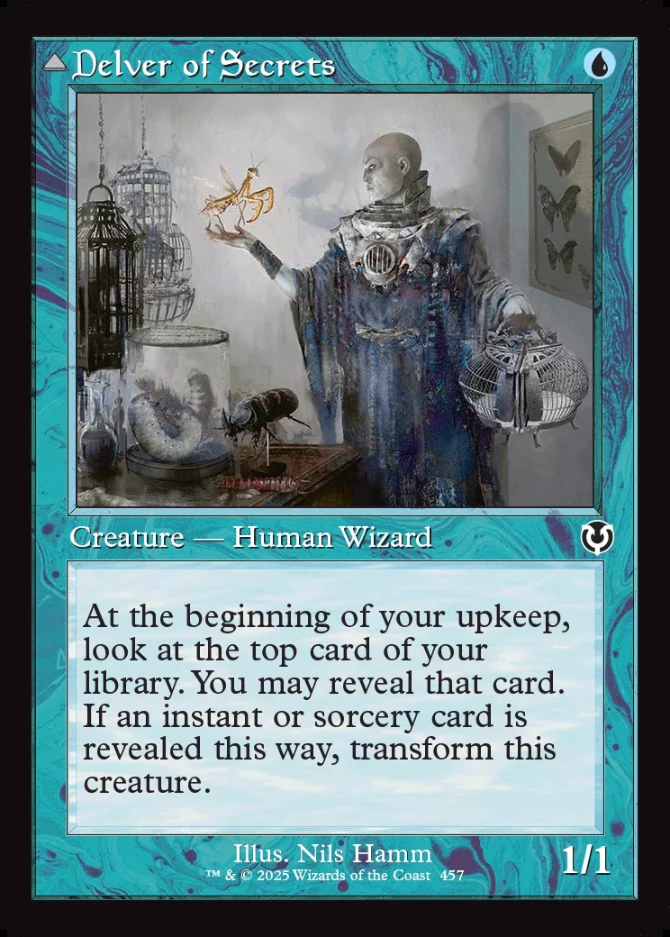 Delver of Secrets (Retro Frame) (INR-457) [Innistrad Remastered] Foil