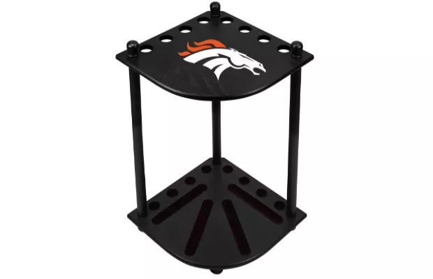 Denver Broncos Corner Cue Rack For Sale – Game Room Gorilla