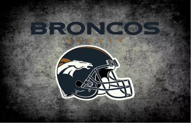 Denver Broncos Distressed Rug Multiple Sizes For Sale – Game Room Gorilla