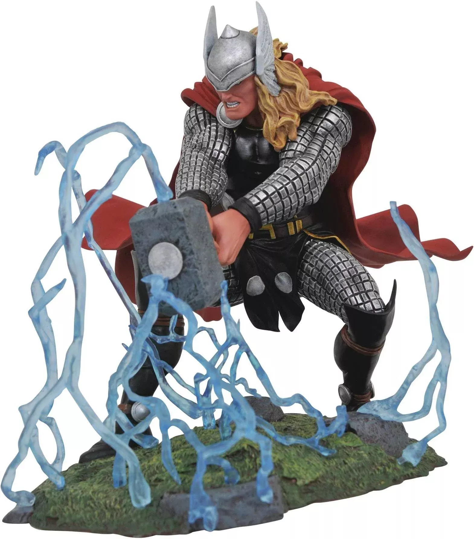 Diamond Select Toys Thor Diorama PVC Figure 8-Inch Multicolor