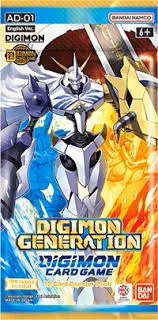 Digimon Card Game: AD-01- Digimon Generation Advanced Booster Pack