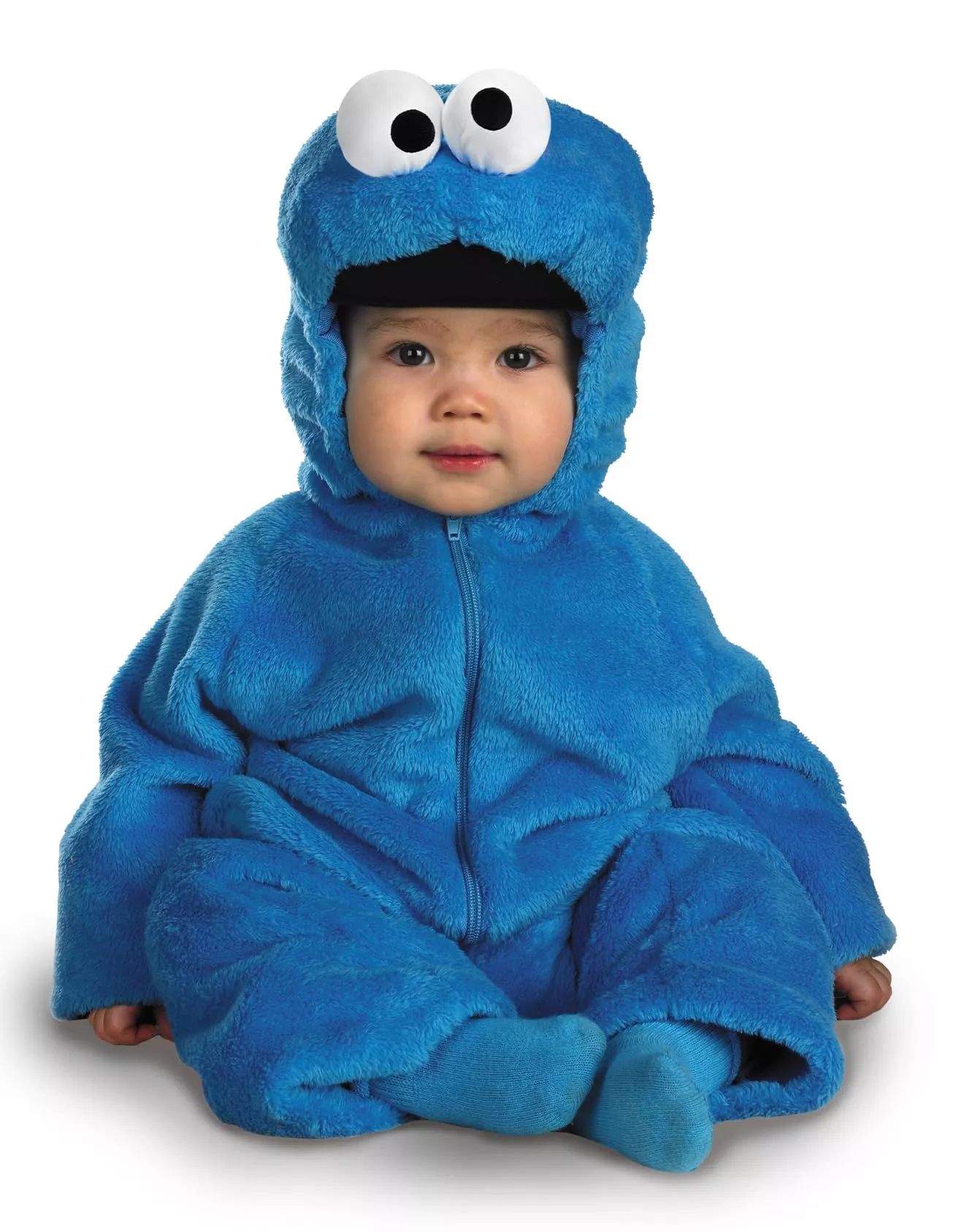 Disguise Cookie Monster Costume for Infants/Toddlers, Blue, Plush
