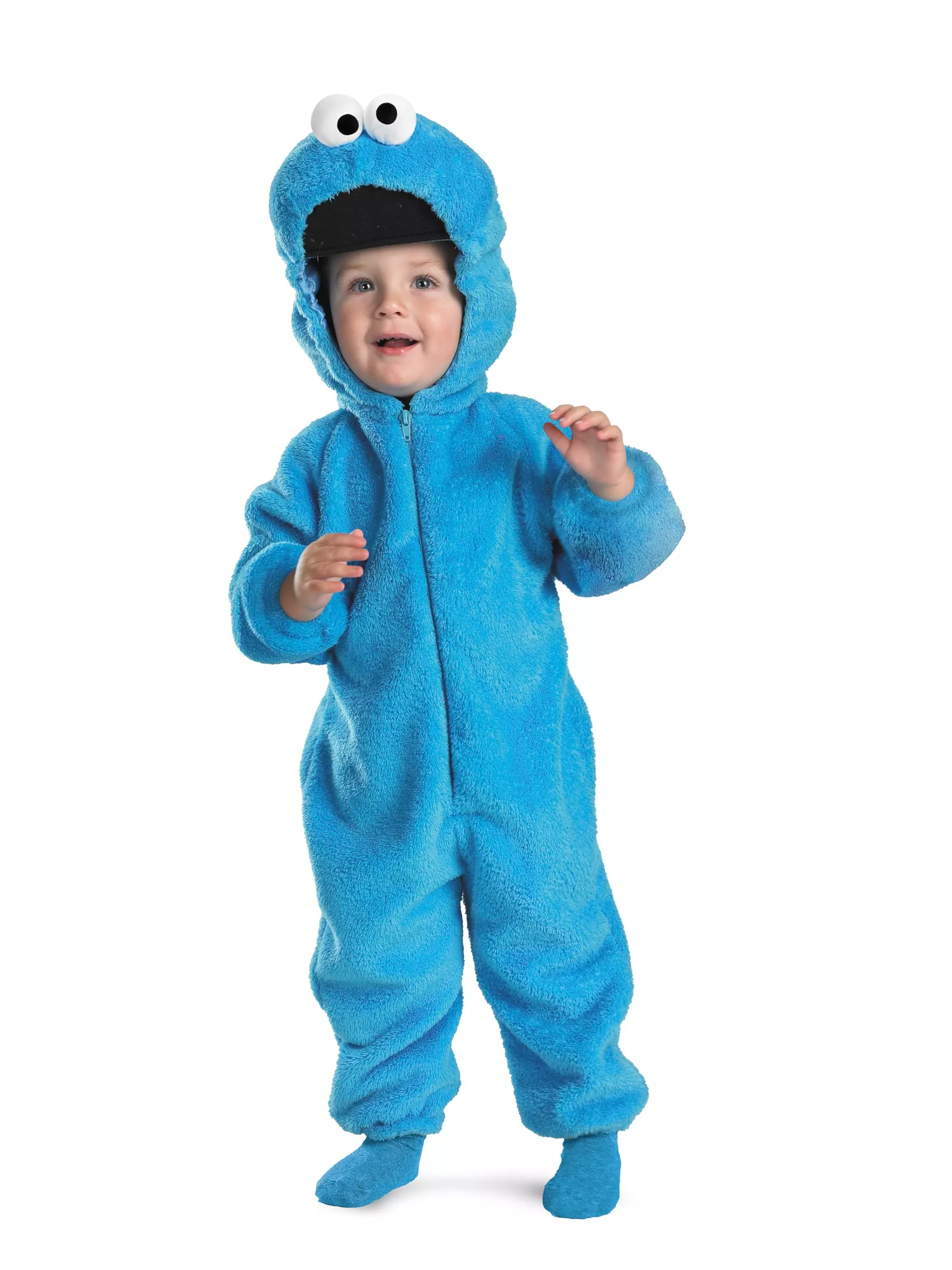Disguise Cookie Monster Costume for Kids, Blue, Size Large (4-6)